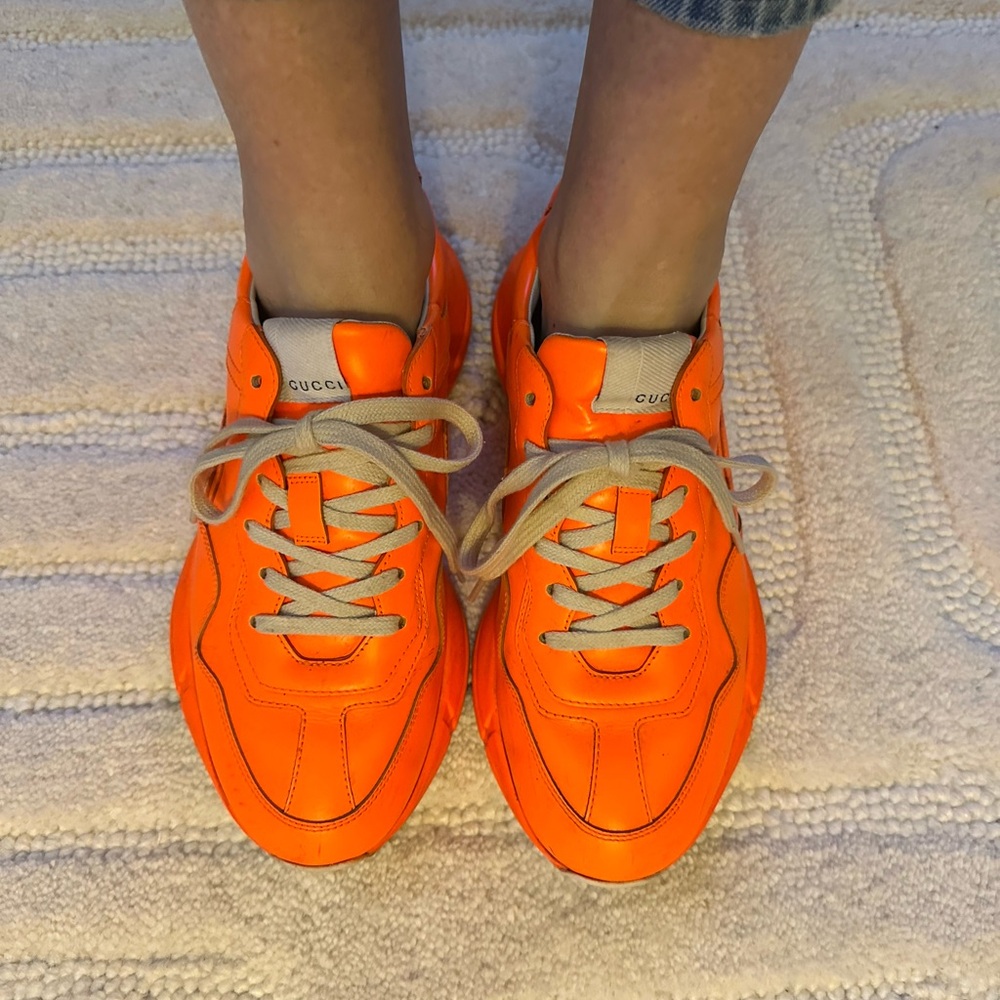 Gucci Bright Orange Women's Sneakers
